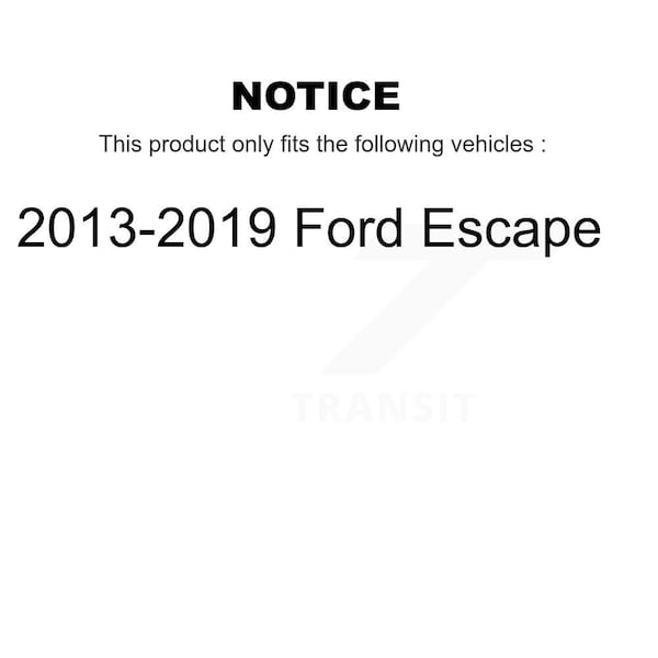 Front Suspension Control Arm And Ball Joint Assemblies Kit For 2013-2019 Ford Escape